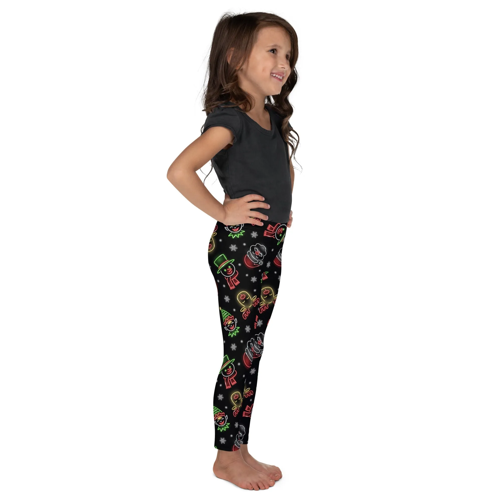 Neon Christmas Kid's Leggings