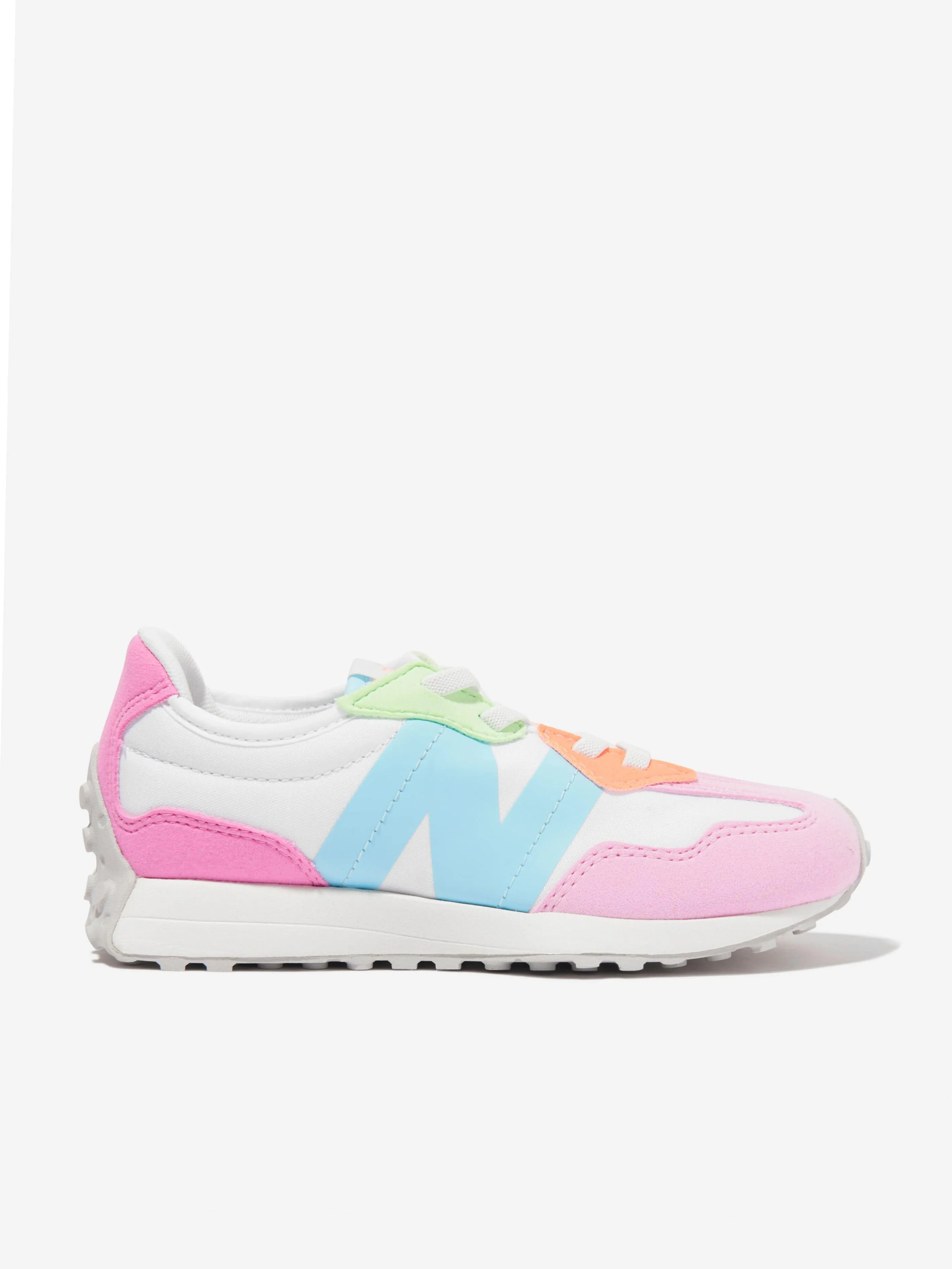 New Balance Girls 327 Logo Trainers in Multicolour