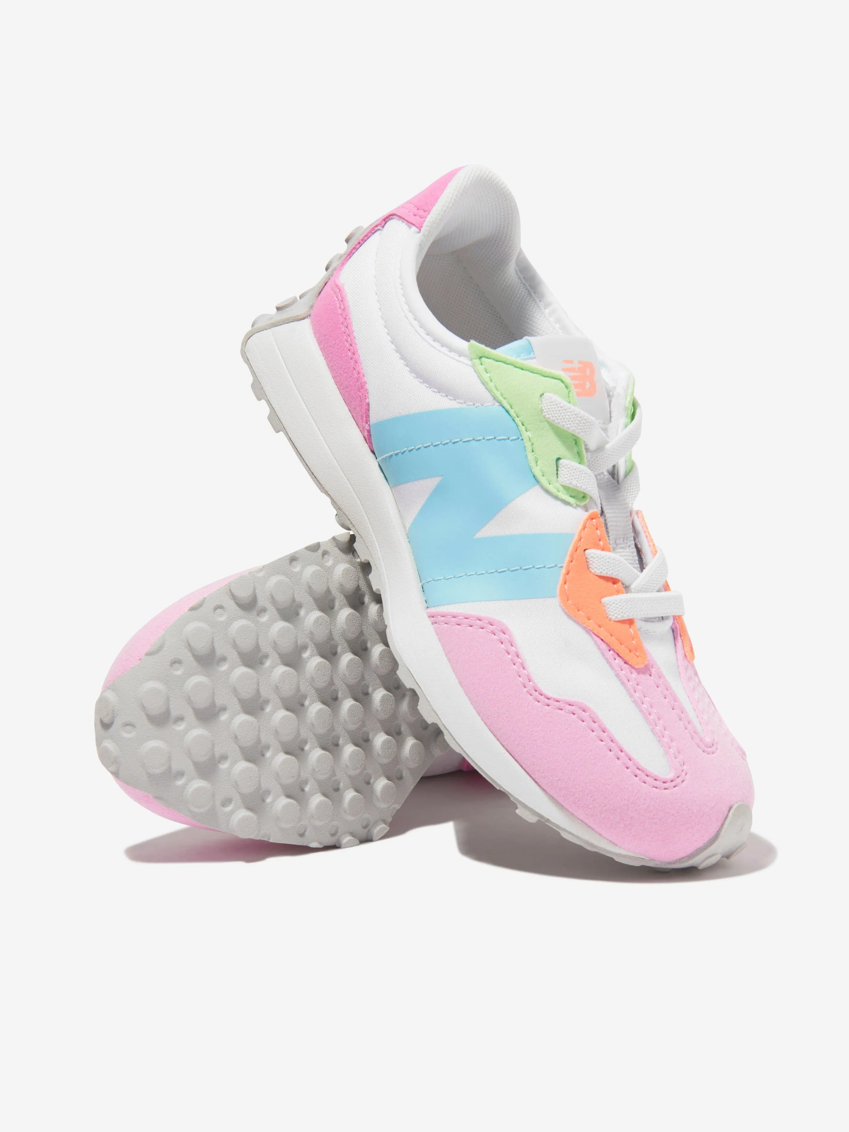 New Balance Girls 327 Logo Trainers in Multicolour