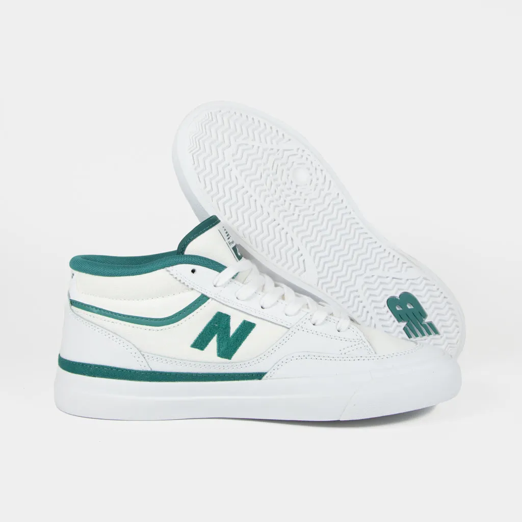 New Balance Numeric - 417 Franky Villani Shoes - White / Vintage Teal