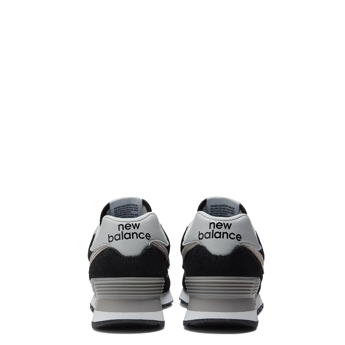 New Balance Womens 574 Trainers Black / White