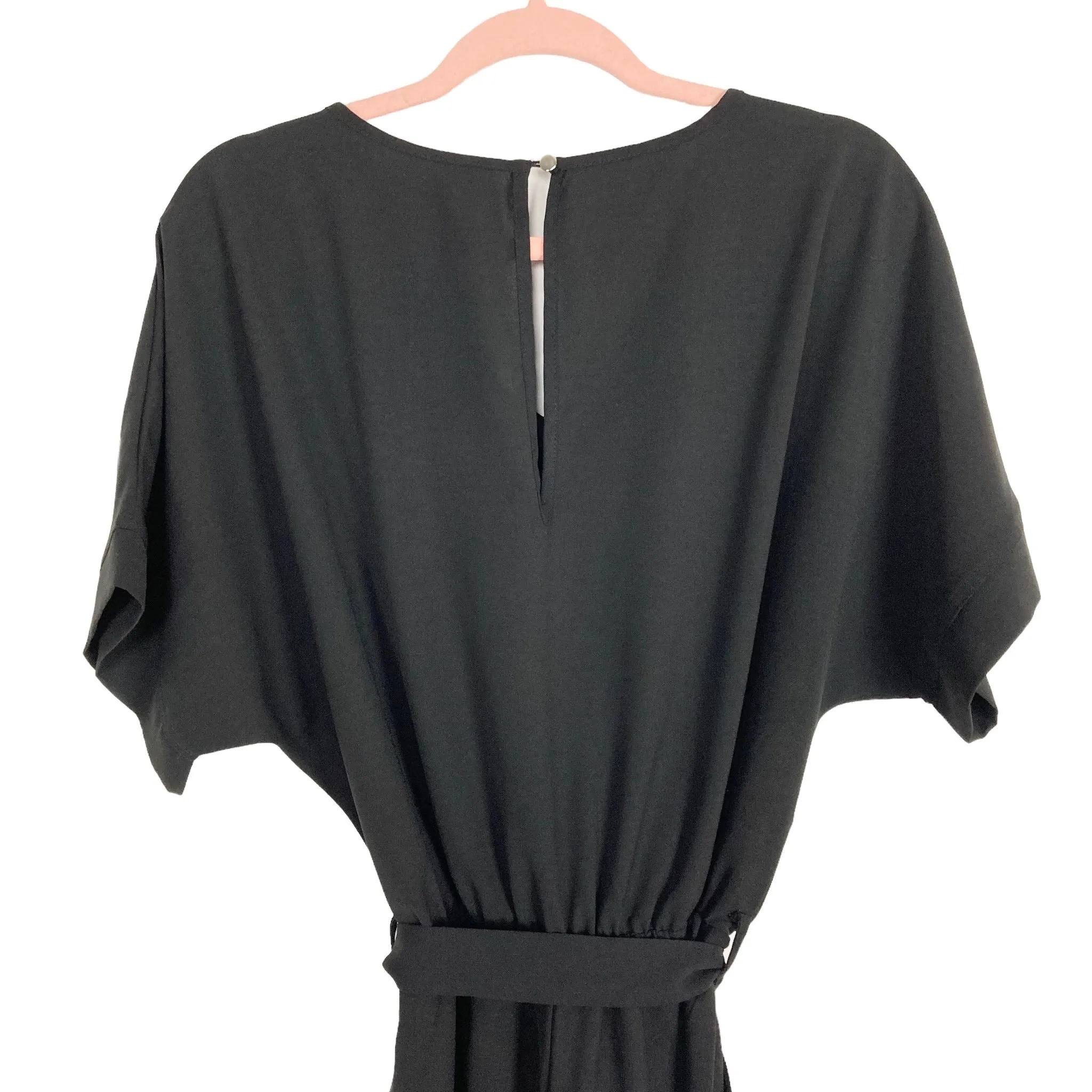 No Brand Black Belted Romper- Size XL