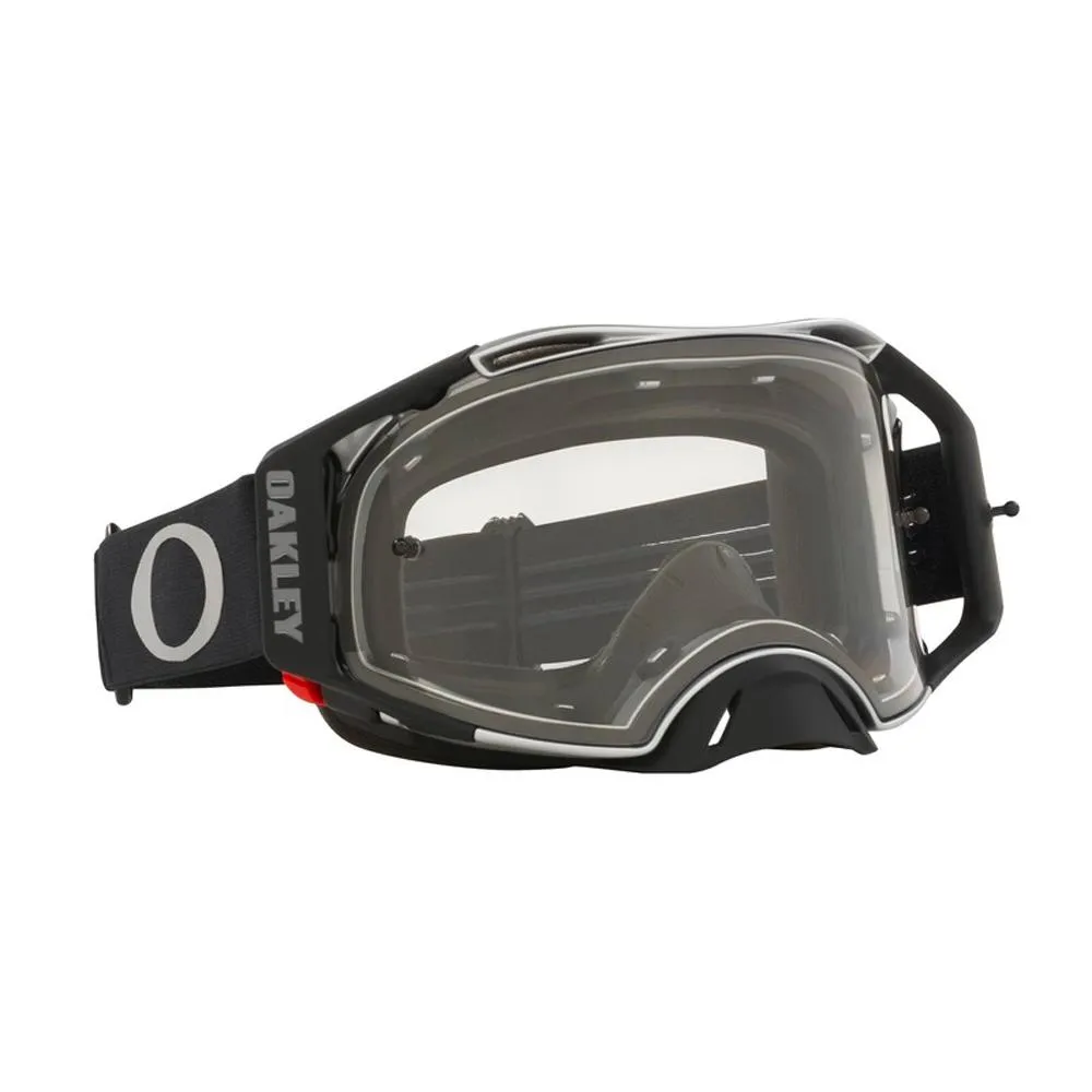 Oakley - Airbrake Tuff Blocks Gunmetal W/ Clear Lens Goggles