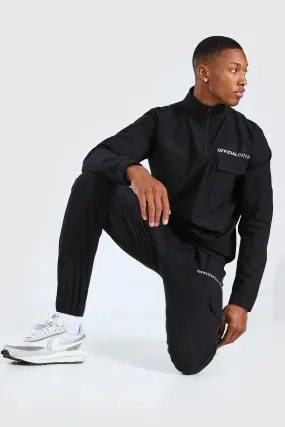 Official MAN Shell Utility Half Zip Tracksuit