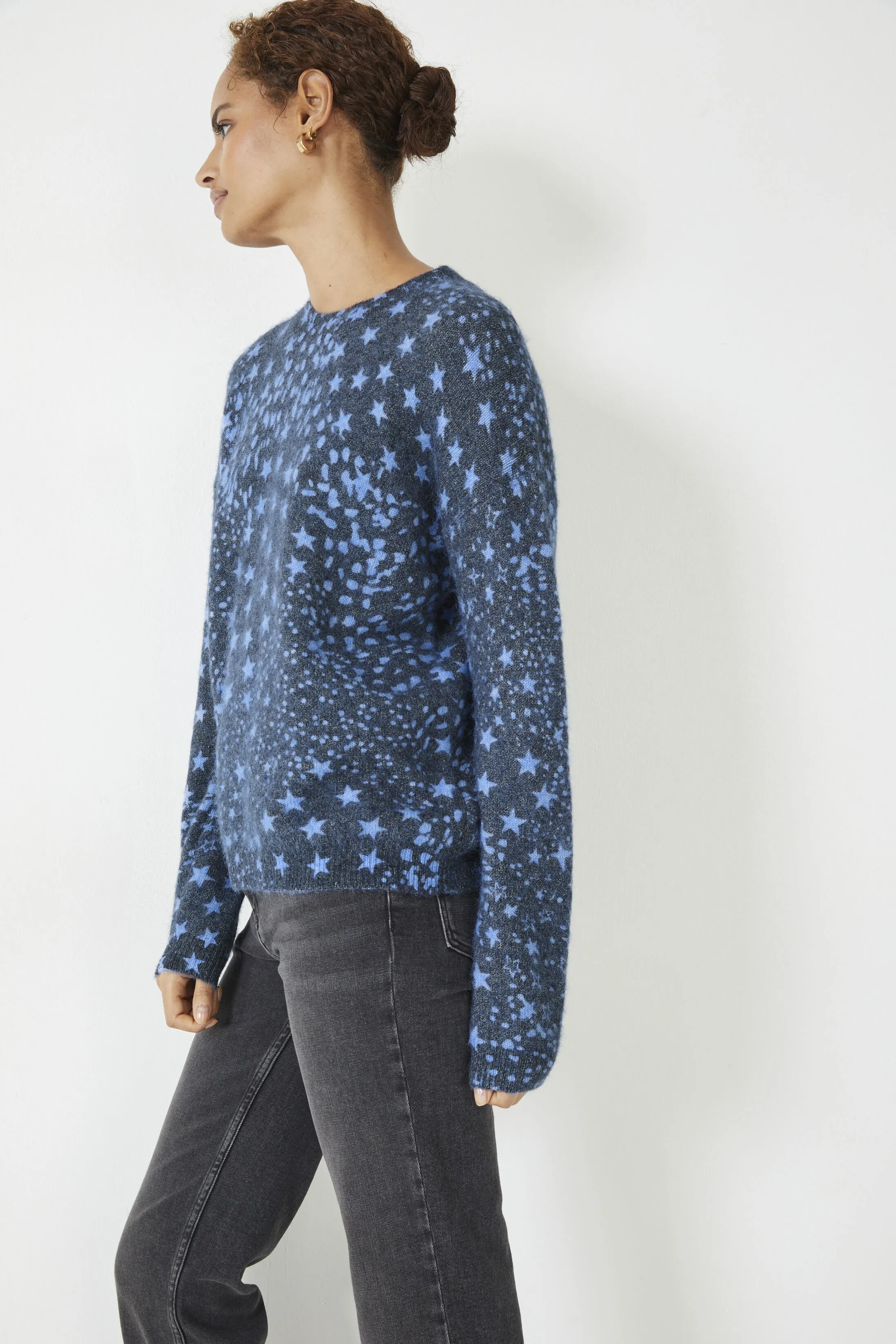 Olivia Printed Crew Jumper