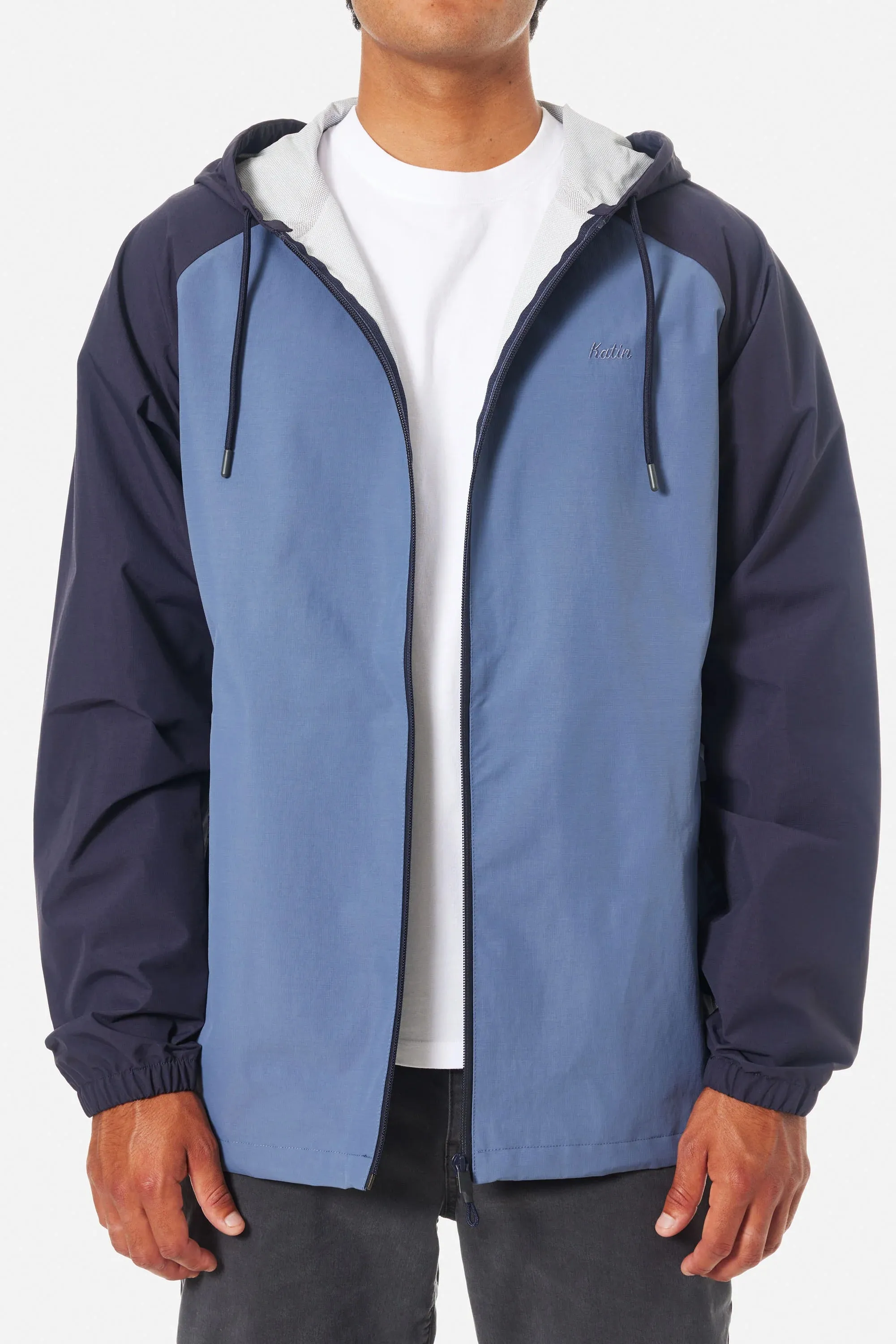 OTG FELIX RAIN JACKET - Washed Blue