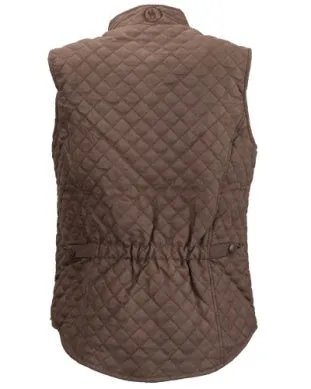 Outback Women's Grand Prix Quilted Brown Vest