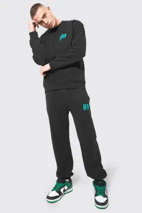 Oversized Bm Sweatshirt Tracksuit