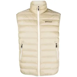 Padded vest with logo