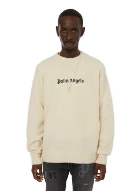 Palm angels  Oversized jumper - White