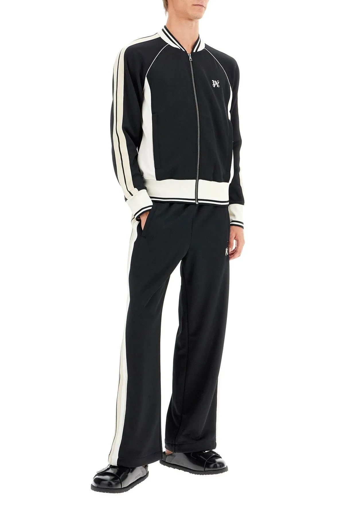 Palm Angels    Palm Angels Contrast Band Joggers With Track In