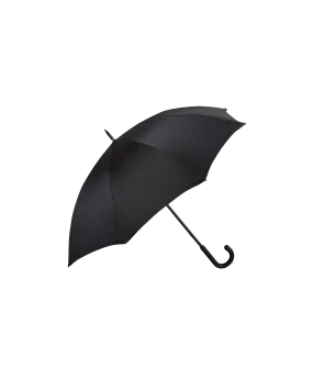 Passotti Ombrelli Black Mini Galles Umbrella With Black Padded Leather Handle | He Spoke Style