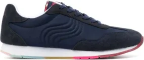 Paul Smith Domino swirl-embroidered sneakers Blue