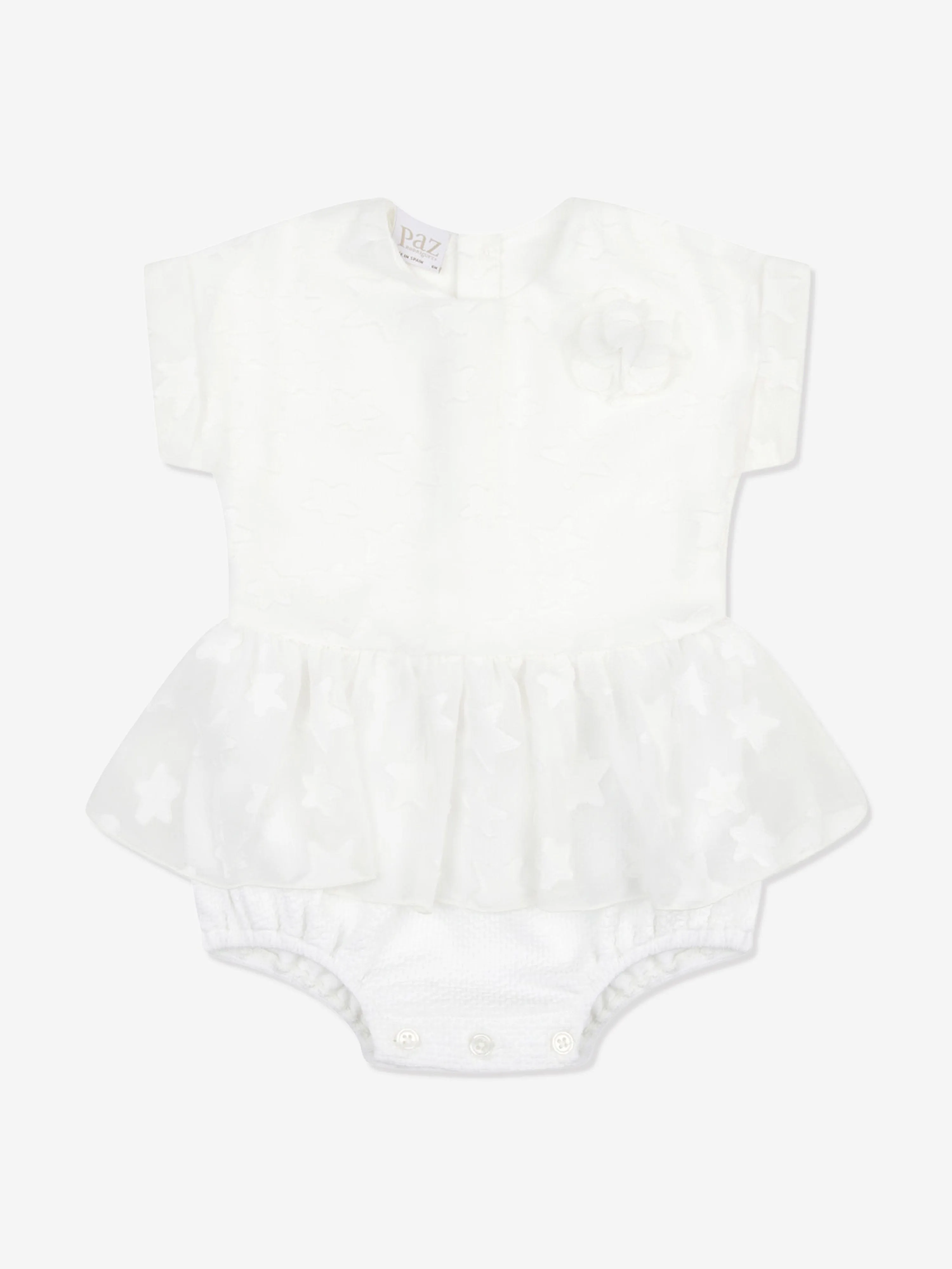 Paz Rodriguez Baby Girls Star Romper Dress