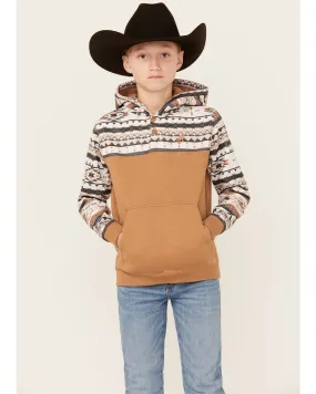 Product Name:  Hooey Boys' Southwestern Print Hooded Pullover