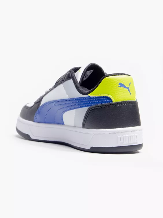 Puma  Junior Caven 2.0 Block Black/White/Blue Trainers