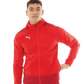 Puma Mens Goal Training Rain Jacket Puma Red/Chili Pepper