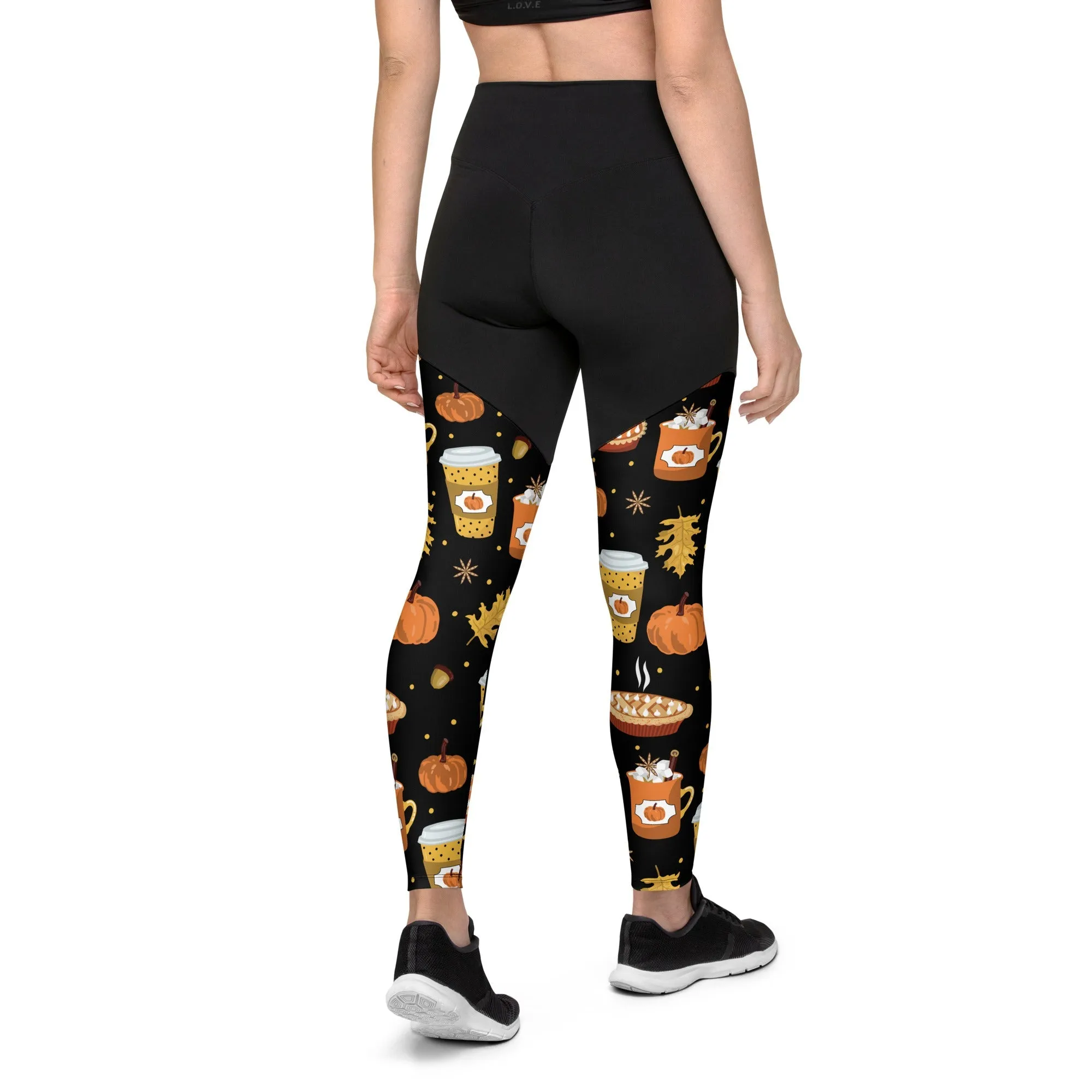 Pumpkin Season Compression Leggings