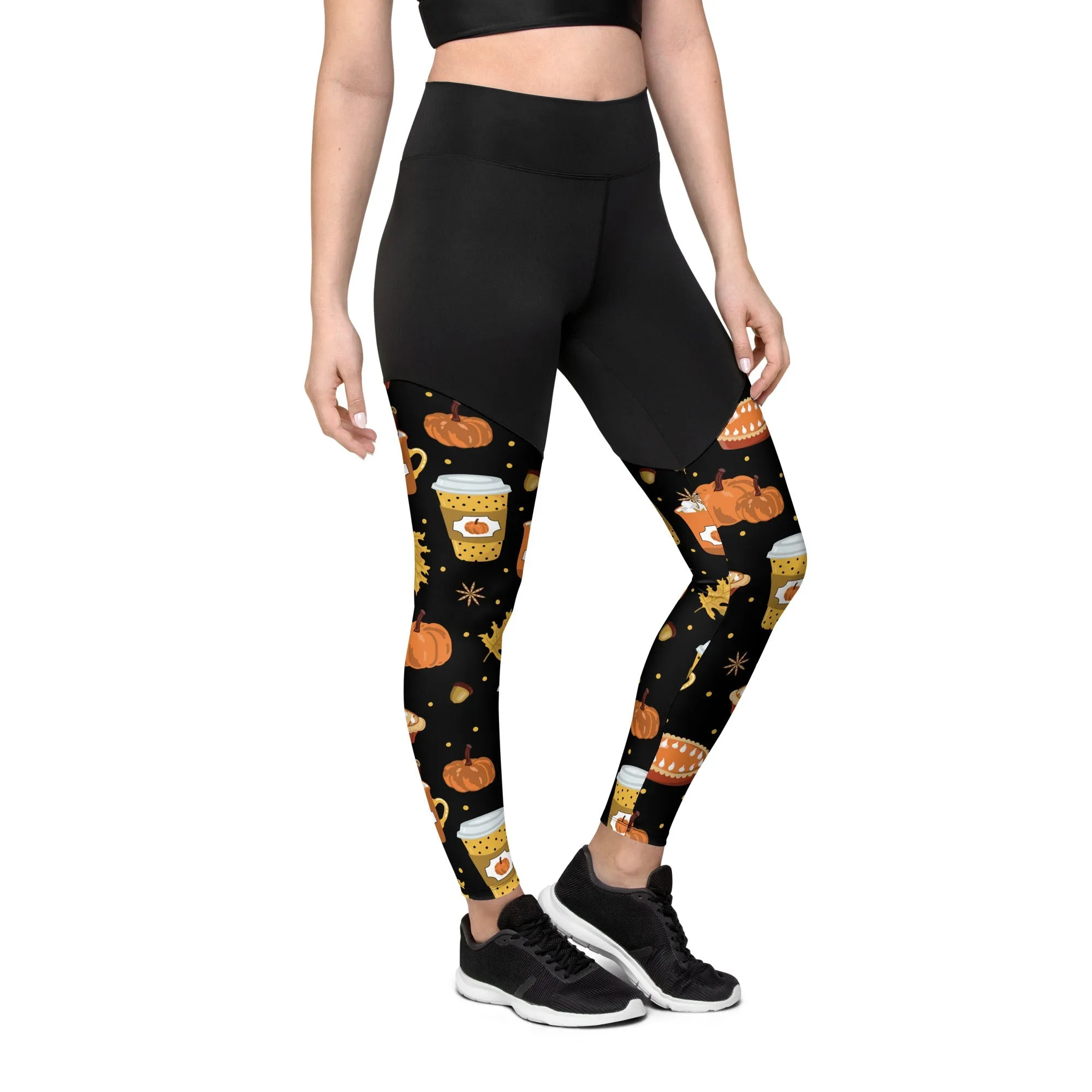 Pumpkin Season Compression Leggings