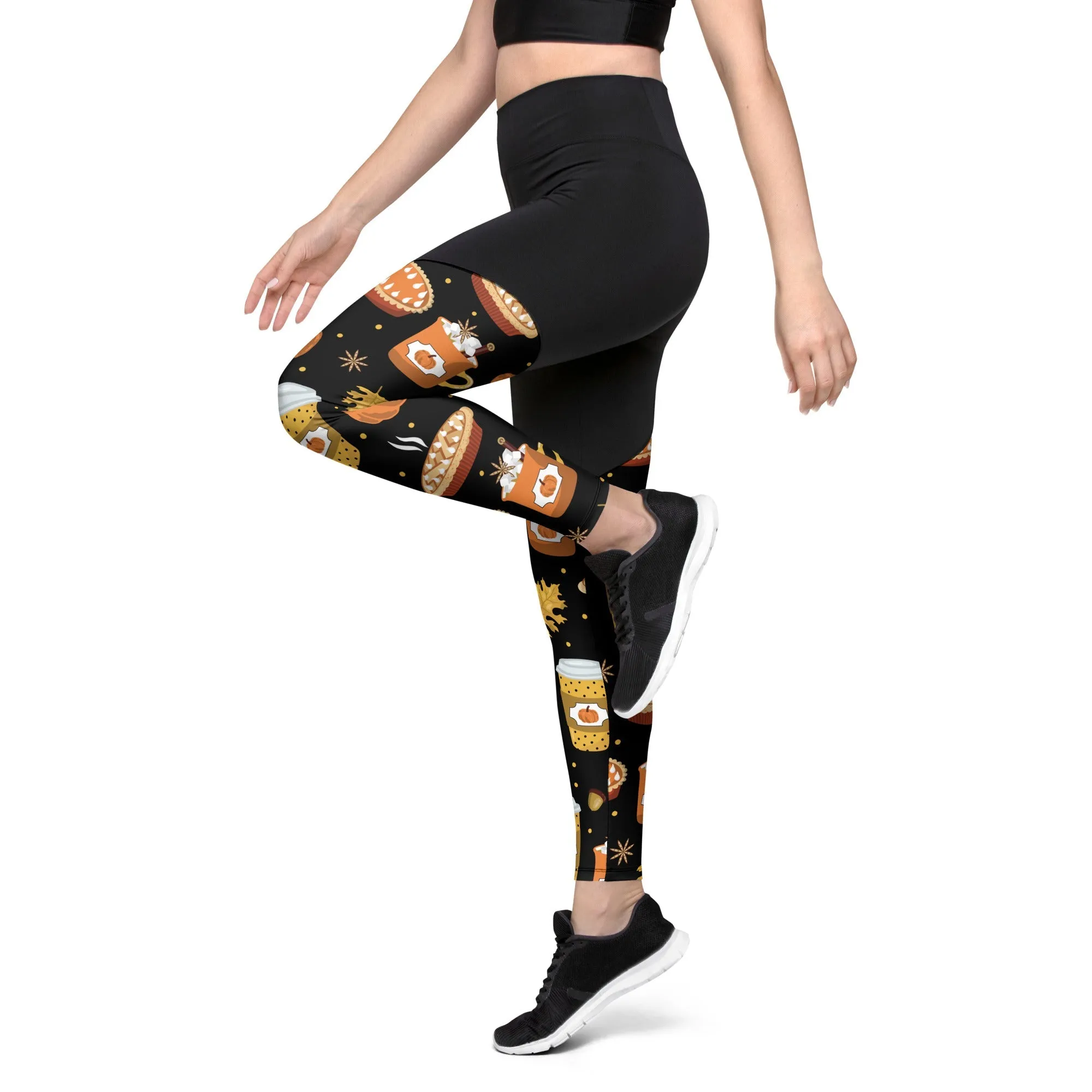 Pumpkin Season Compression Leggings