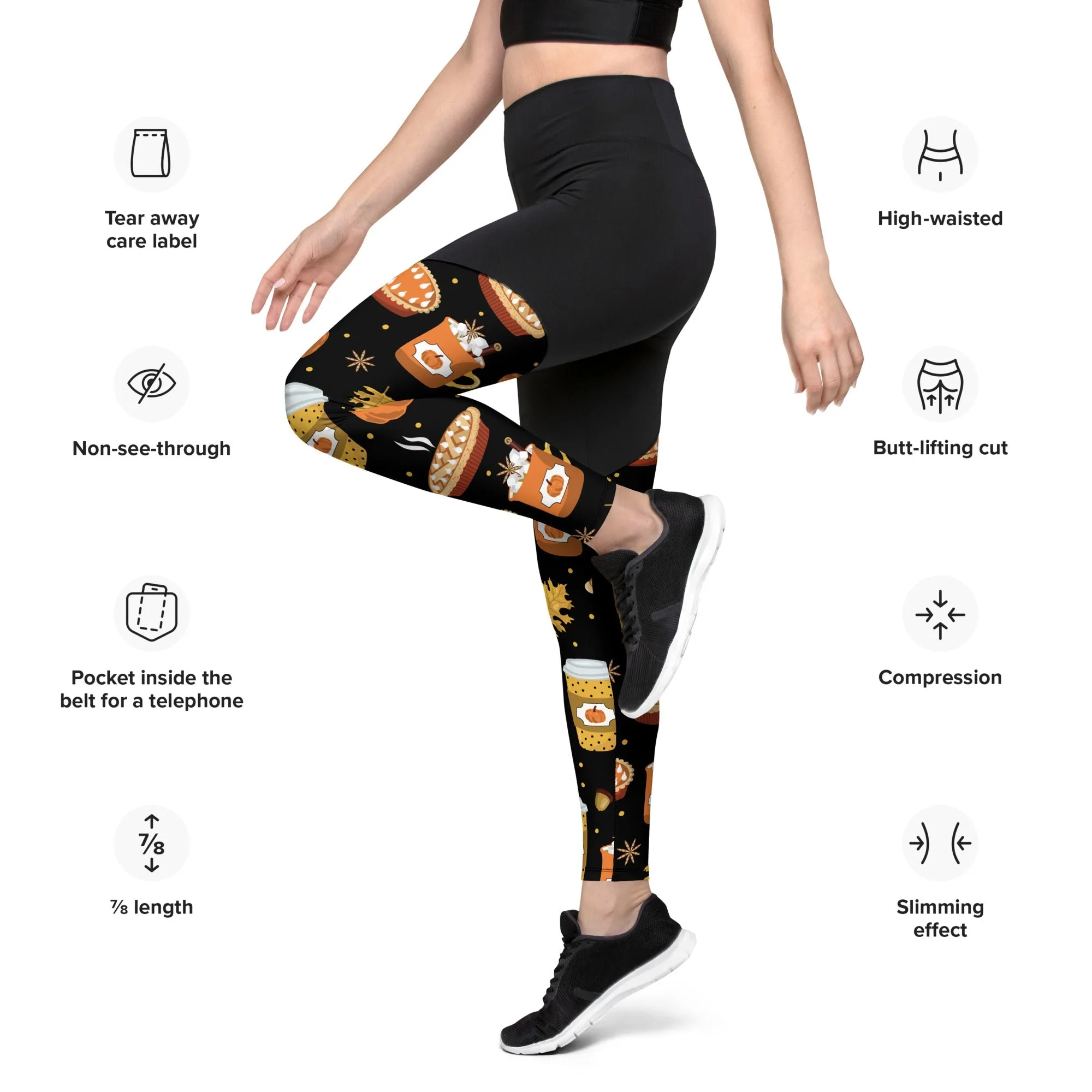 Pumpkin Season Compression Leggings