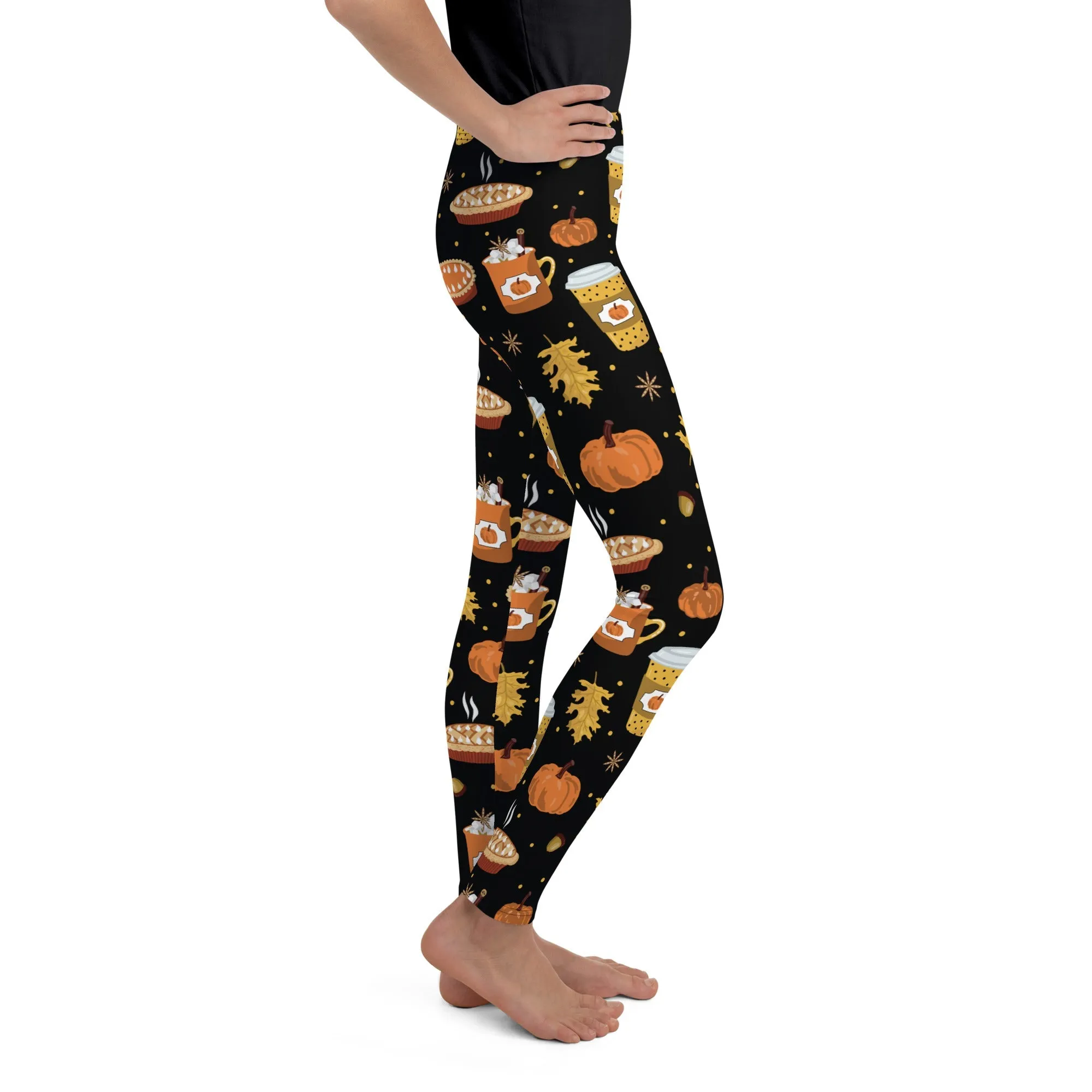 Pumpkin Season Youth Leggings