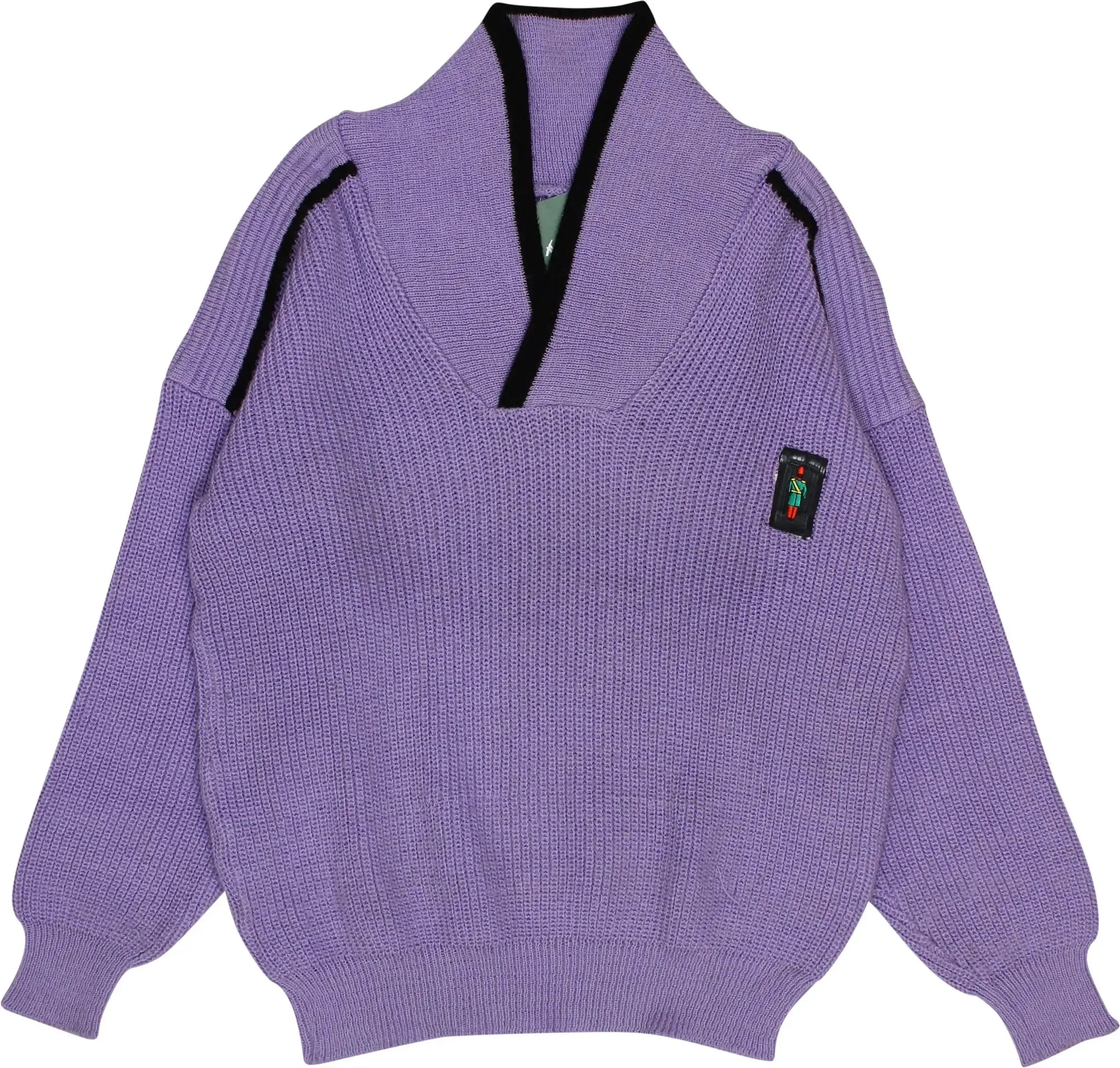 Purple V-neck Jumper | ThriftTale