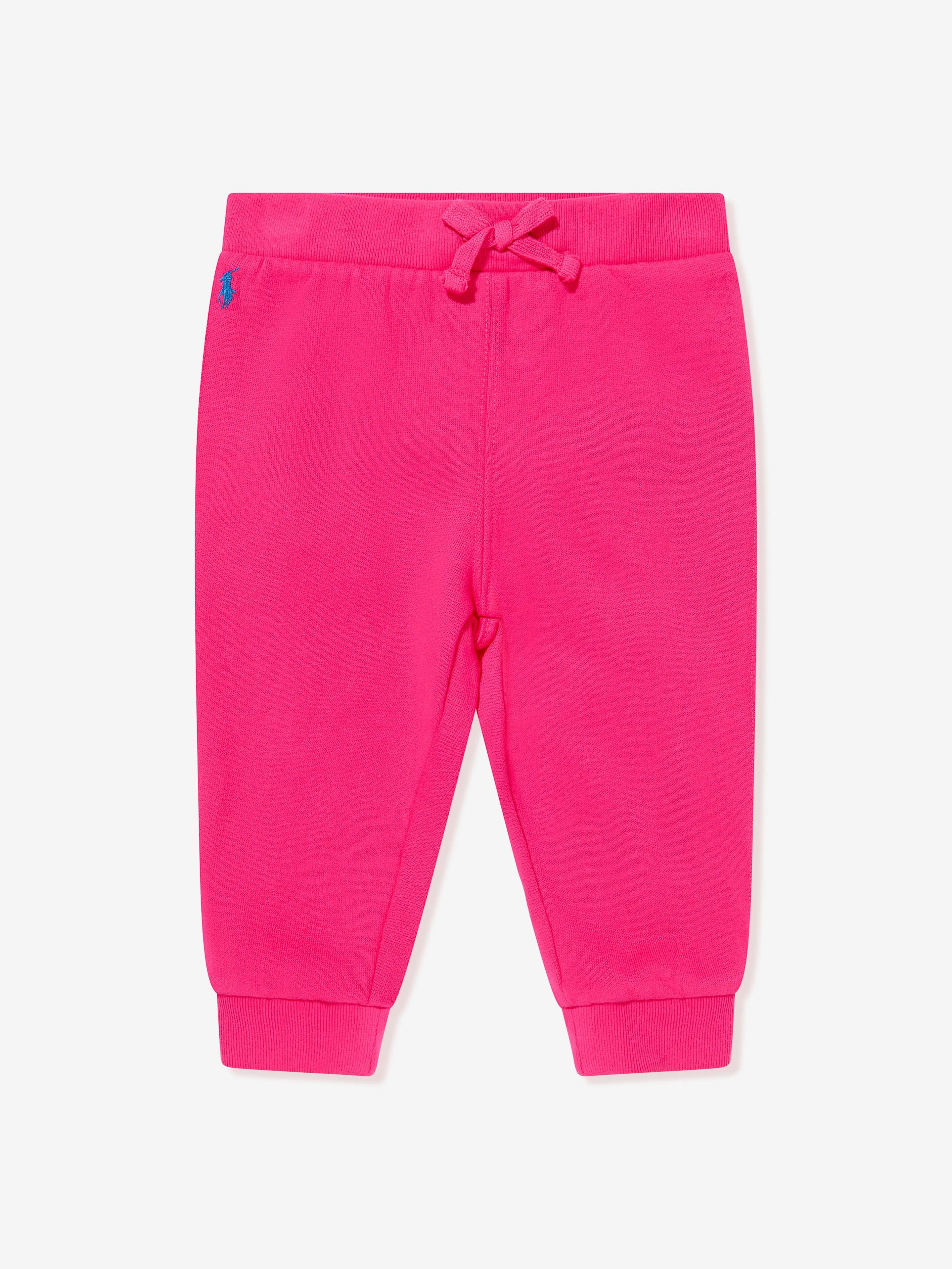 Ralph Lauren Baby Girls Logo Tracksuit in Pink