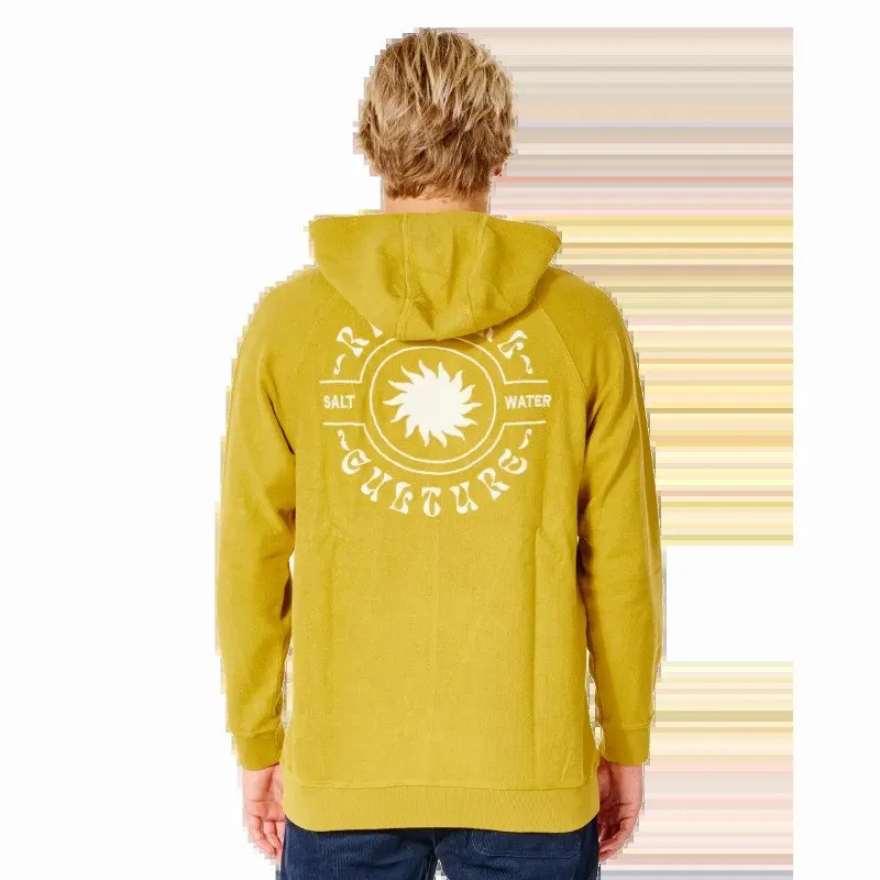 Rip Curl SWC SUN HOODIE IN VINTAGE YELLOW