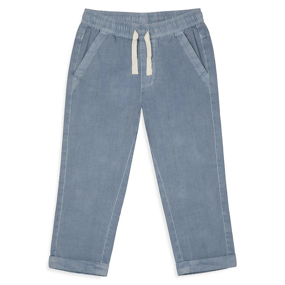 RISE LITTLE EARTHLING Baby Boy's & Little Organic Cotton Poplin Joggers