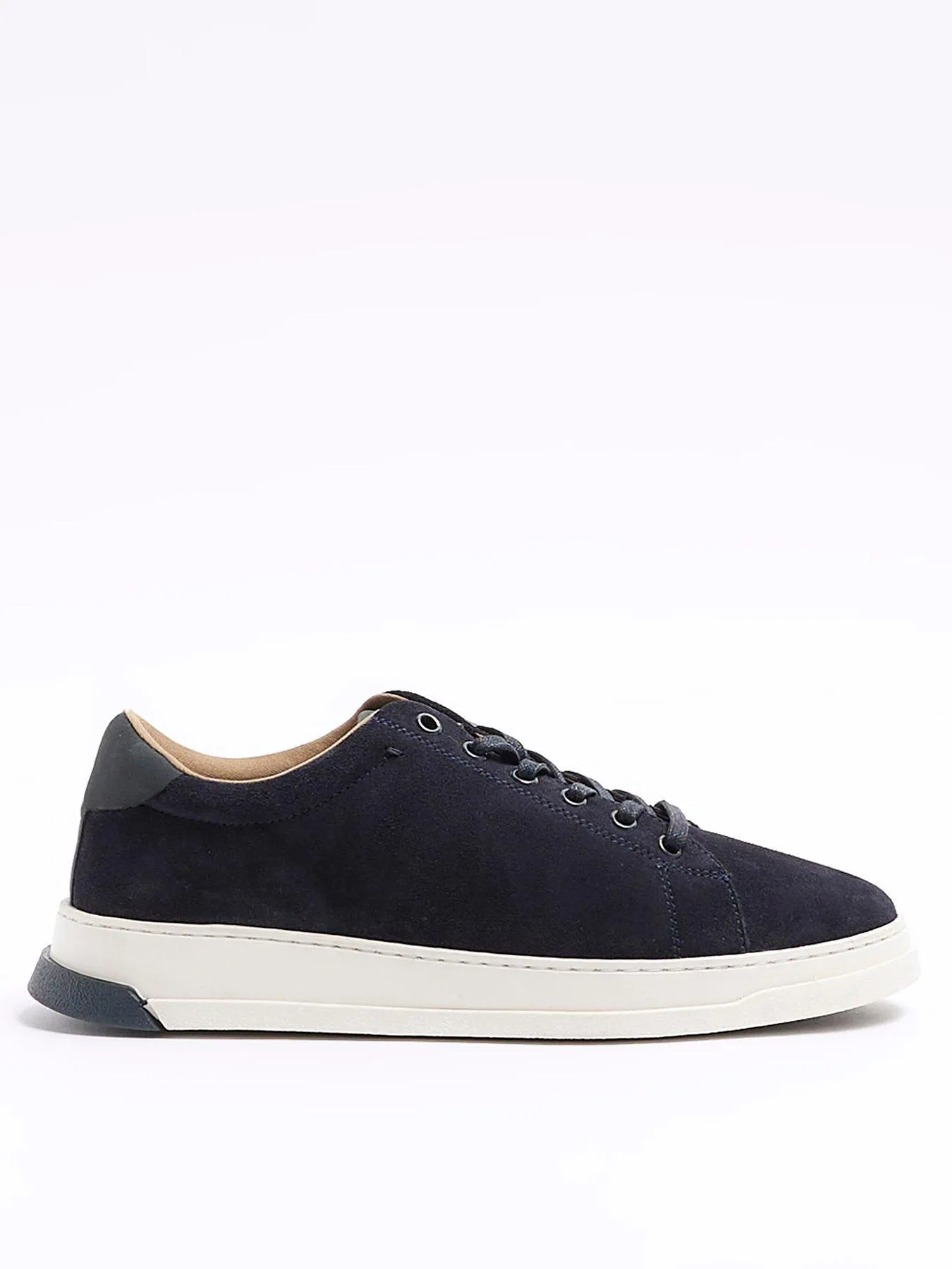 River Island Suede Lace Up Trainers