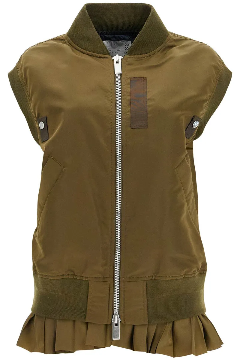 Sacai    Sacai Layered Nylon Vest For Outdoor