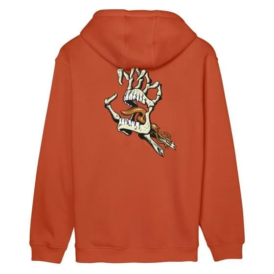 Santa Cruz Erode Dot Mono Mens Hoodie - Terracotta