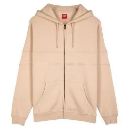 Santa Cruz Tonal Strip Panel Zip Mens Hoodie - Oat