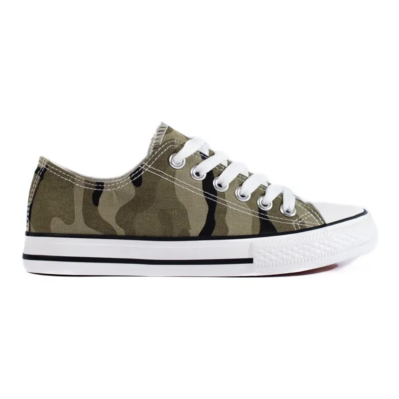 SHELOVET Classic Women's Sneakers green