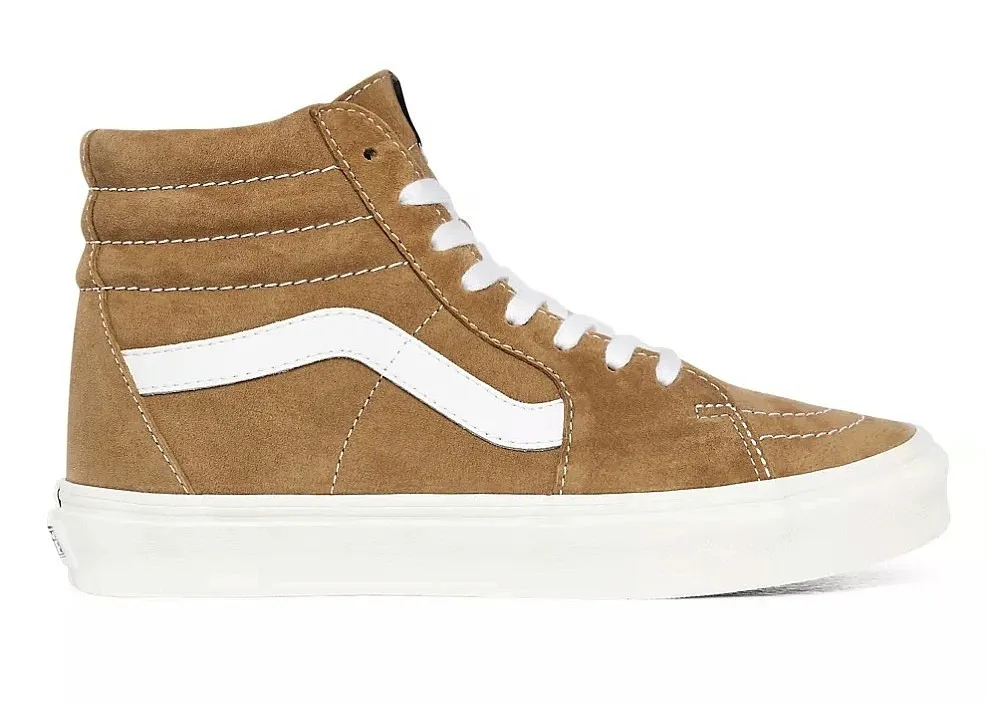 shoes Vans Sk8-Hi - Pig Suede Tobacco Brown