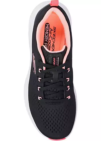 Skechers Ladies Black Vapor Foam Fresh Trend Trainers | Grattan