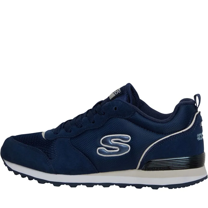 SKECHERS Womens OG 85 Step N Fly Trainers Navy