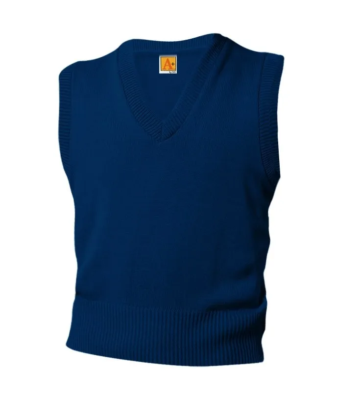 SMS Unisex V-Neck Pullover Vest #6600 Grades 1-8