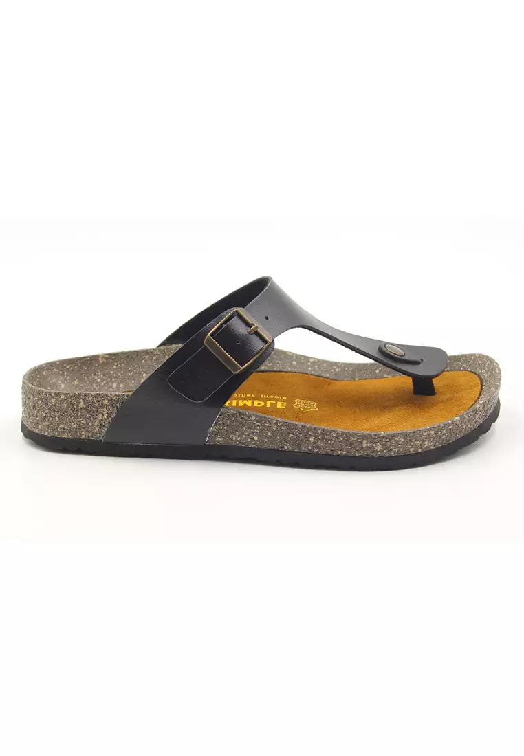 SoleSimple Rome - Black Sandals & Flip Flops & Slipper