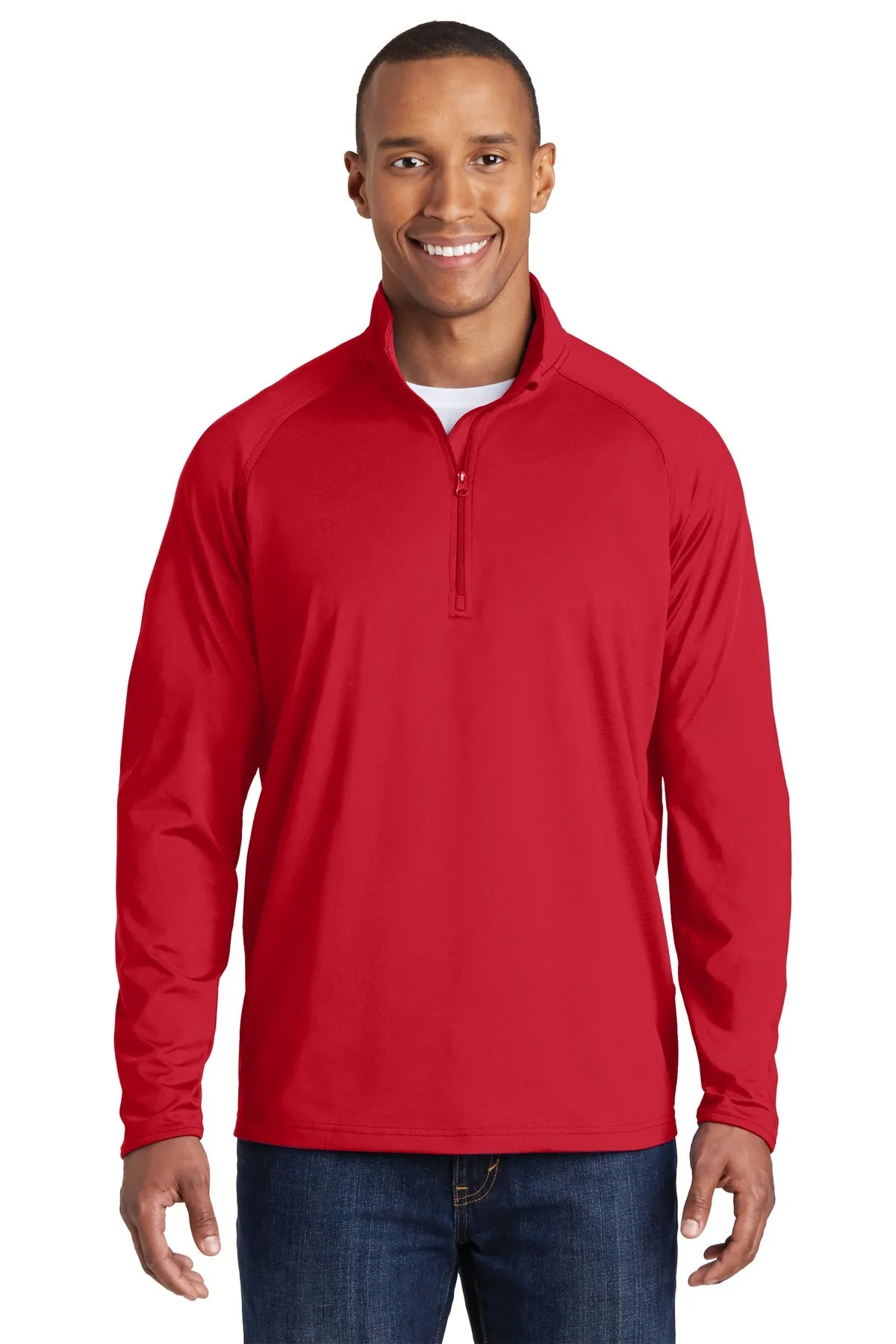 Sport-Tek Sport-Wick Stretch 1/2-Zip Pullover. ST850