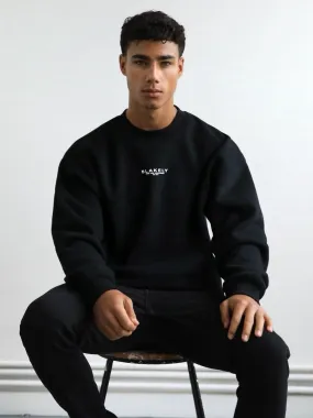 Statement Relaxed Jumper - Black