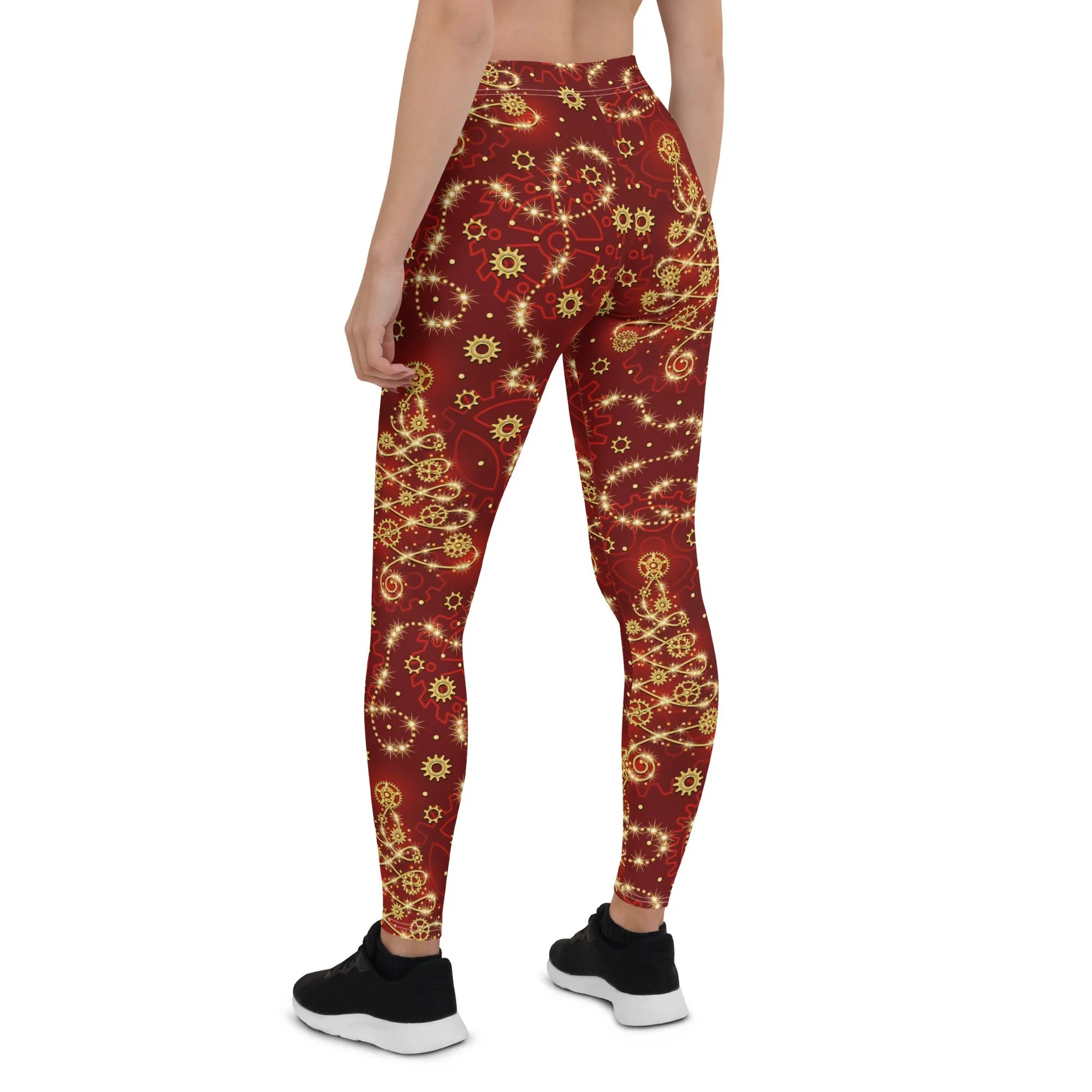 Steampunk Christmas Leggings