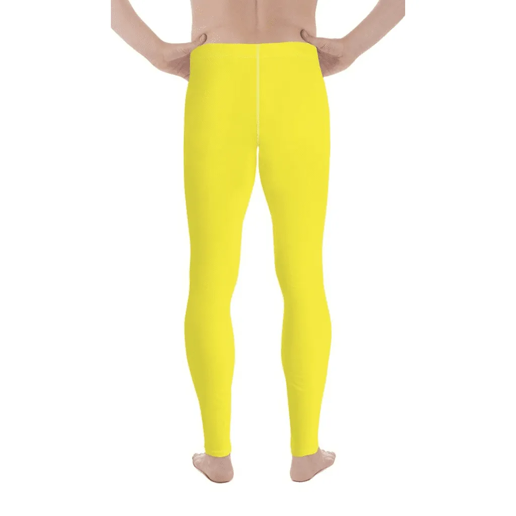 Sunshine Yellow Men's Leggings