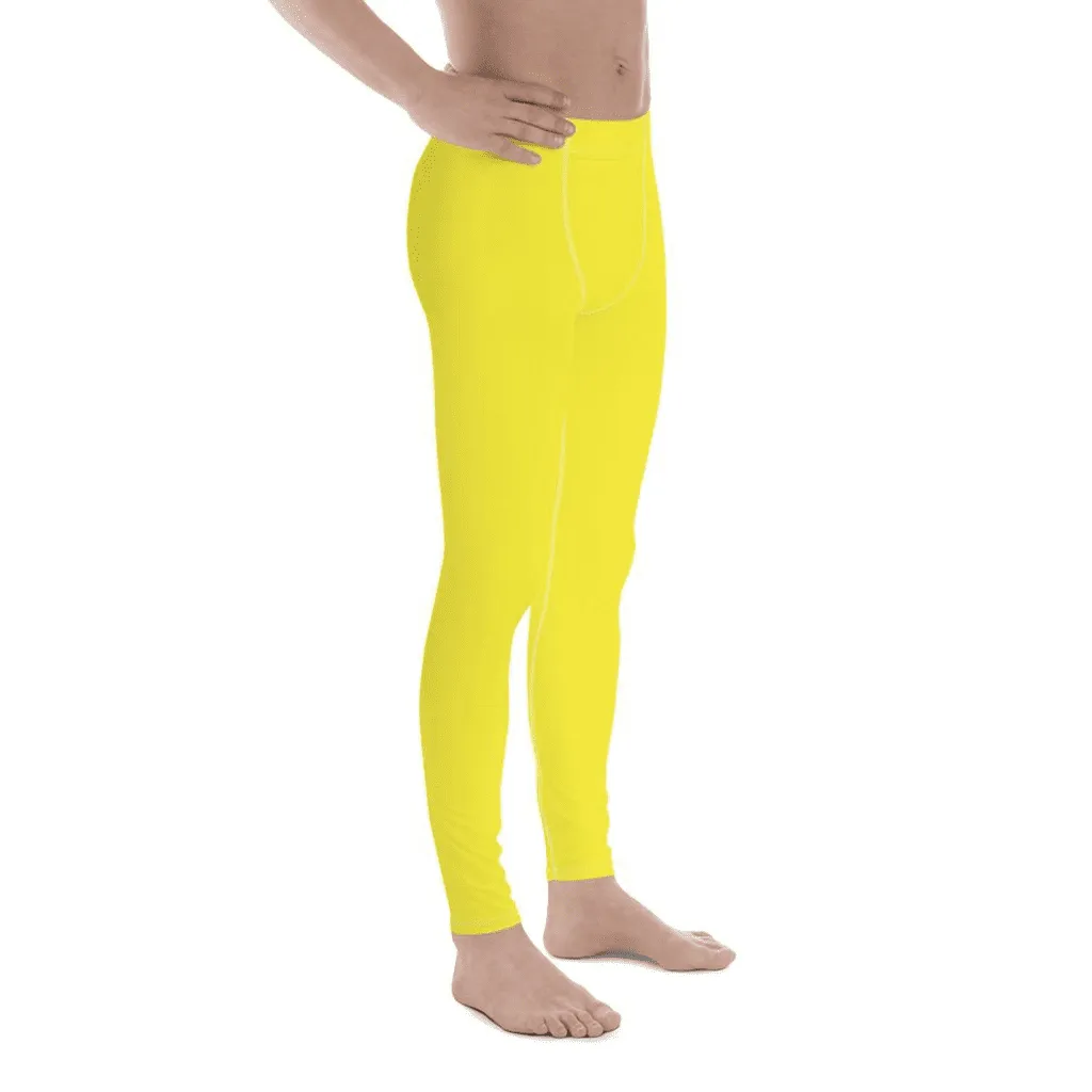 Sunshine Yellow Men's Leggings