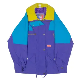 THINTECH Mens Jacket Purple 90s Colourblock S