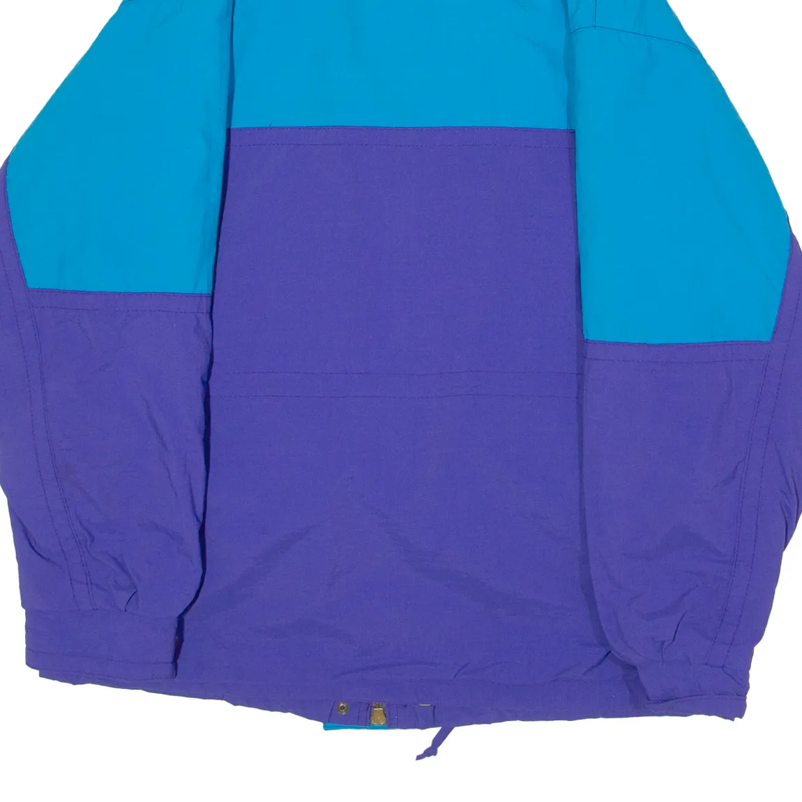 THINTECH Mens Jacket Purple 90s Colourblock S