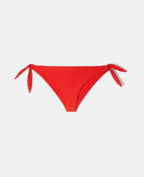 tie-side bikini briefs - red