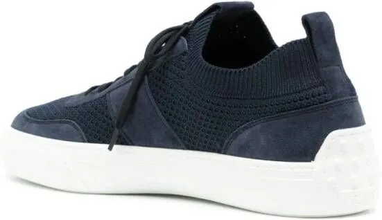 Tod's panelled low-top sneakers Blue