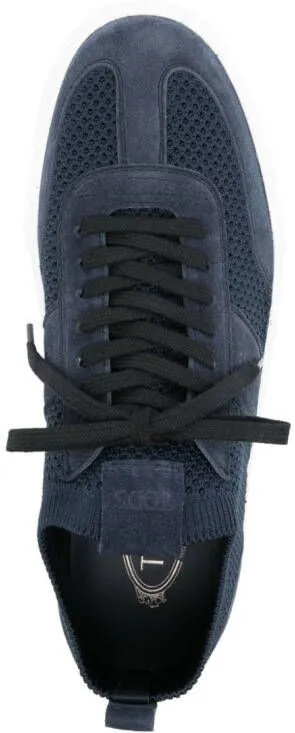 Tod's panelled low-top sneakers Blue